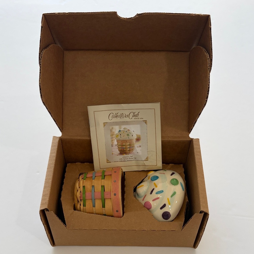 Longaberger Basket with Multicolor Accents